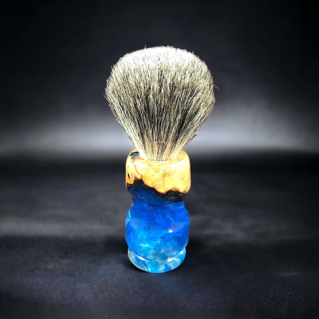 Blue Fiji Shave Brush