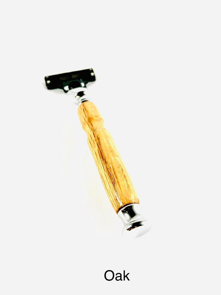 Antique French Oak Mach 3 Razor - Valkryie