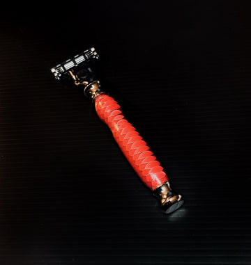 Sunset Orange Scales Razor - Valkryie