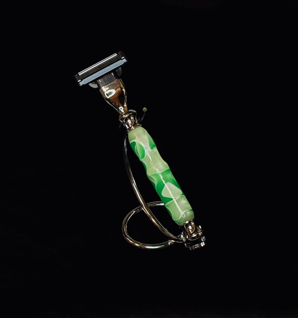 Electric Green Acrylic Razor - Valkryie