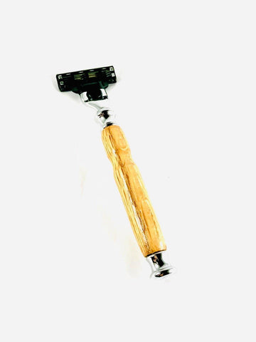Antique French Oak Mach 3 Razor - Valkryie