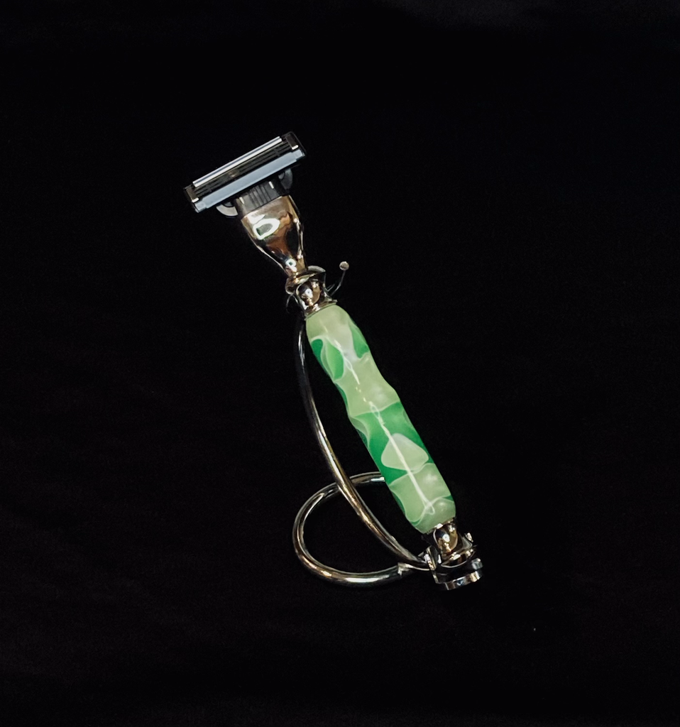 Electric Green Acrylic Razor - Valkryie