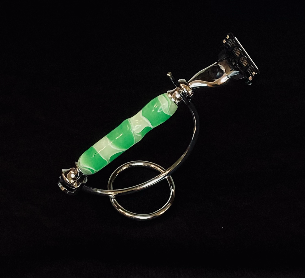Electric Green Acrylic Razor - Valkryie