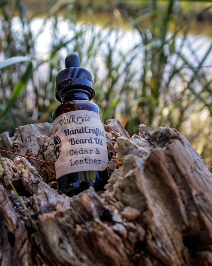 Cedar & Leather Beard Oil - Valkryie
