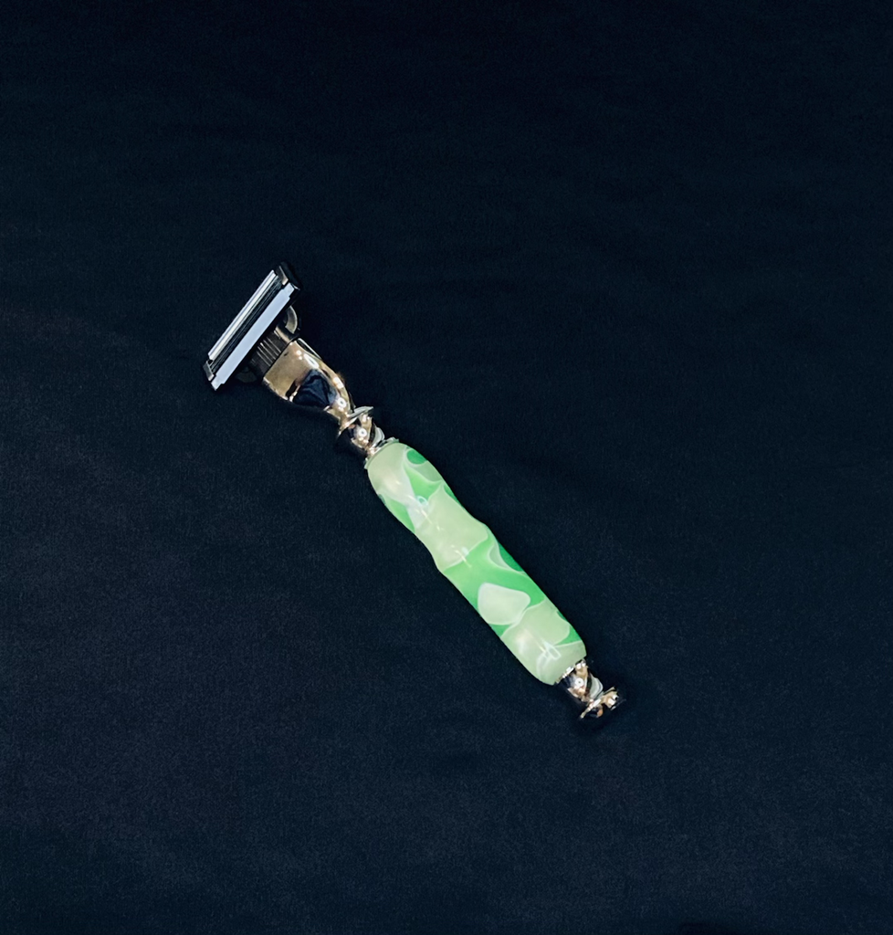 Electric Green Acrylic Razor - Valkryie