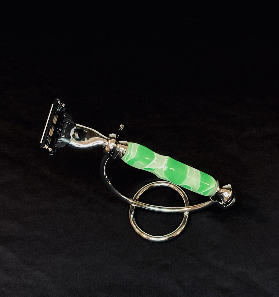 Electric Green Acrylic Razor - Valkryie