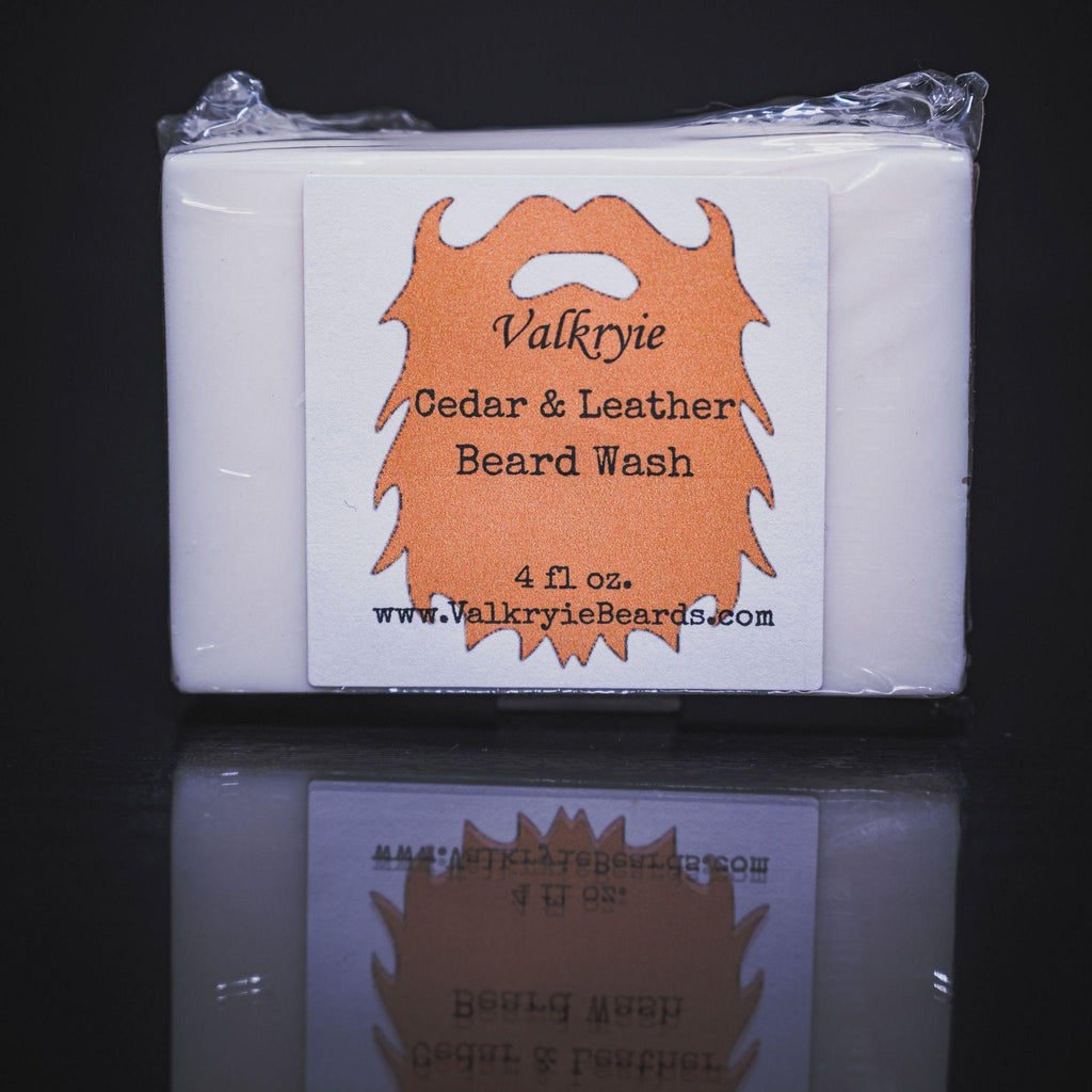 Cedar and Leather Deluxe Beard Care Kit - Valkryie