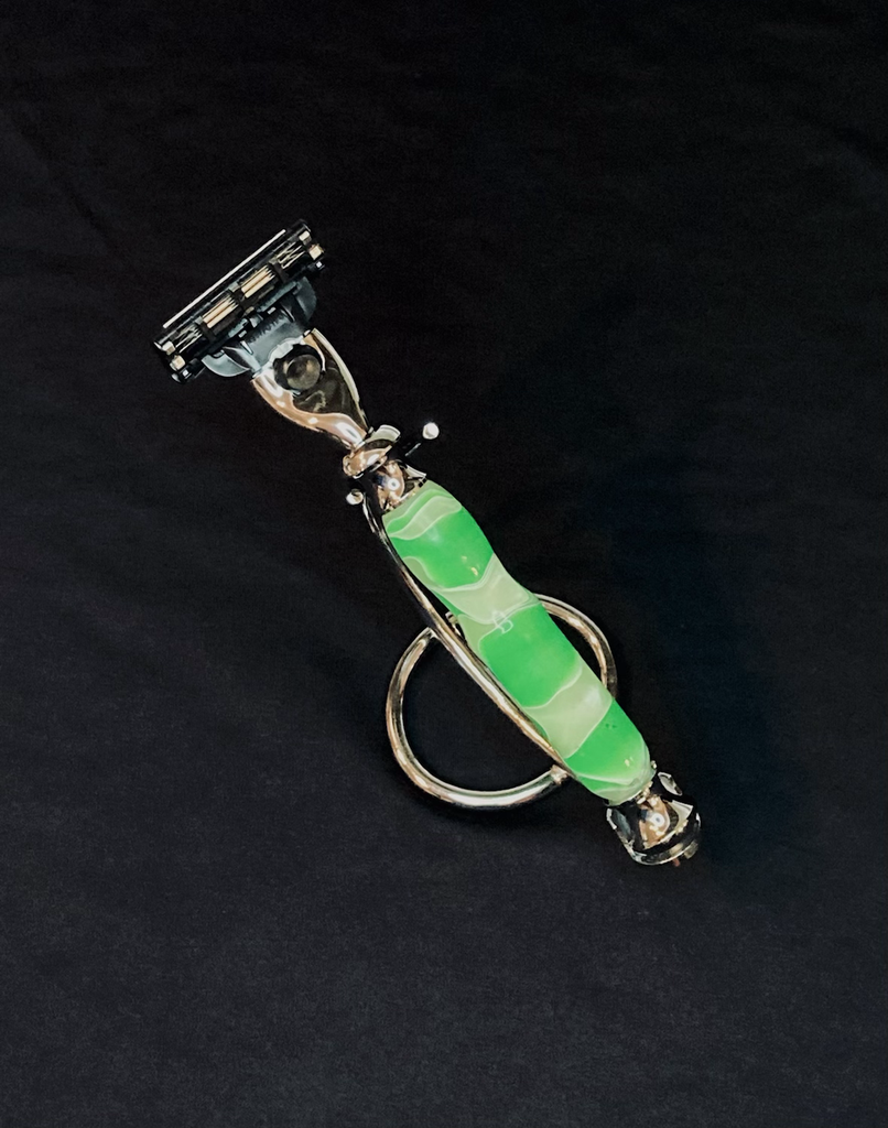 Electric Green Acrylic Razor - Valkryie