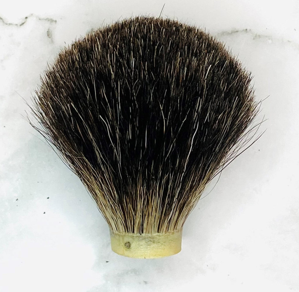 Red Stripped Wooden Shave Brush - Valkryie