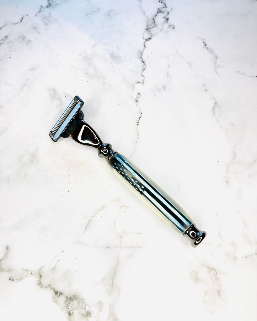 Thin Blue Line Flag Razor - Valkryie